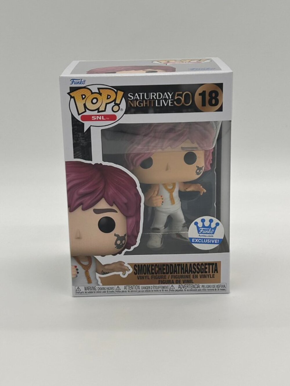 Funko Pop! Smokecheddathaassgetta #18 SNL 50 Saturday Night Live Funko Exclusive